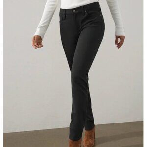 CHICO'S 0 SHORT Ponte Zip 5 Pocket Pants Black Pants and/or Jeggings 4 SHORT 4S
